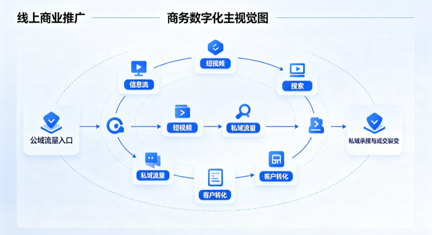 华安县线上商业推广怎么做？全域流量闭环搭建与低成本转化实战指南